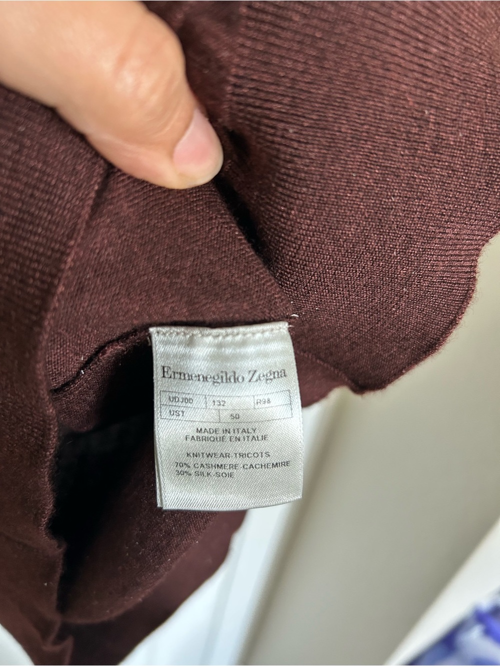 Luxury vintage Ermenegildo Zegna knit polo - Picture 6 of 8